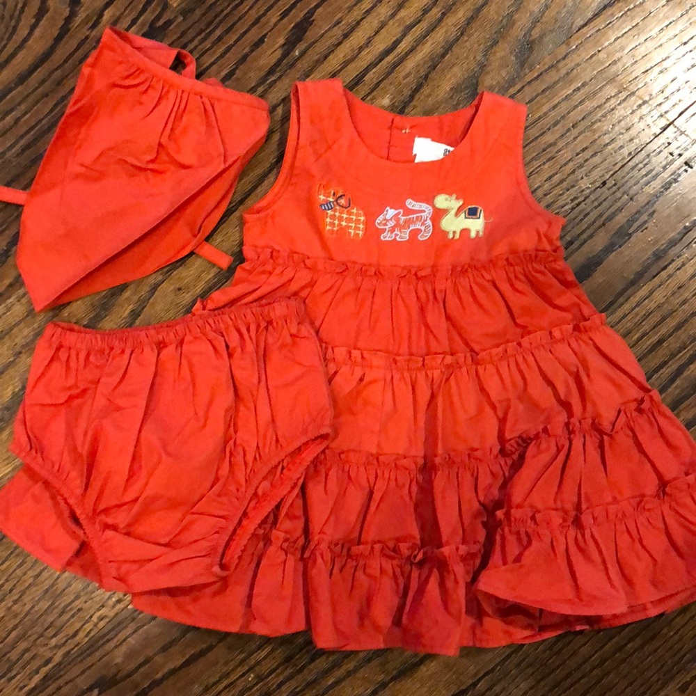 Rust Safari Dress Set